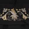 Торжокские золотошвеи / Handmade black shoulder bag "Bindweed"