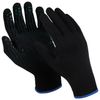MANIPULA / Nylonhandschuhe "Mechanic Black", PVC-Spitze, Größe 9 L, schwarz, SET à 10 Paar pair