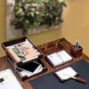 The table set BESTAR Ares of wood, 7-piece, color "walnut"