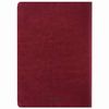 BRAUBERG / Carnet 48 ans. couverture à carreaux simili cuir lisse, coutures, A5 (147x210mm), BORDEAUX, VIVA / 10 pcs.