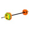 PROFI-FIT / Barbell for aerobics PROFI-FIT PROGRESS, rubberized discs (1.25 kg; 2.5 kg; 5 kg) 2 pcs.
