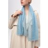 Оренбургский Пуховый Платок / Openwork downy tippet, color blue
