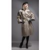 Снежинка / Snowflake / Coat "Mademoiselle" semi-adjacent silhouette with one-piece sleeves