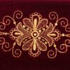 Торжокские золотошвеи / Velvet eyeglass case "Pattern"