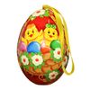 Мастерская подарков / Gift workshop / Easter egg 3 pcs., H / diam 8/6 cm, Chickens in a basket