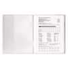 PVC cover for notebook and diary PYTHAGORAS, transparent, dense, 120 microns, 213х355 mm