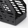 Tray vertical paper BRAUBERG "MAXI-plus" (250х160х300 mm), mesh, black