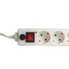 SONNEN / Surge protector U-353, 5 outlets, grounded, switch, overload protection, 10 A, 3 m