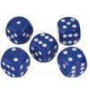 GamesDealer / Dés en plastique, 20 mm, 1 pièce, bleu