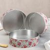 Доляна / Doliana / Set of baking tins, detachable "Florset", 3 pcs: 26/24/22 cm, non-stick coating, MIX color