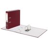 BRAUBERG Chemise de classement enduite PVC 70 mm Bordeaux (Double vie)