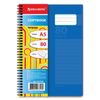 BRAUBERG / Notebook A5, 80 sh., Comb, cage, plastic cover, "RAINBOW" / 4 pcs.