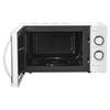 VEKTA MS720BHW microwave oven, 20 litre volume, 700 watt power, mechanical control, timer, white