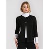 Cardigan two button placket