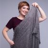 Оренбургский Пуховый Платок / Downy Shawl "Sightseeing"