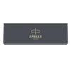 Ballpoint pen PARKER "Jotter Plastic CT" case, black, stainless steel, blue