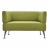 GARTLEX / Sofa soft double "Nord", "V-700", 1280x720x730 mm, with armrests, eco-leather, light green