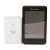Meteorological station BRESSER TemeoTrend STX, temperature sensor, clock, alarm clock, black