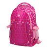 Backpack BRAUBERG youth, "Hearts", nylon, red, 31х12х45 cm