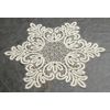 Снежинка / Snowflake / Round lace doily in the form of a snowflake