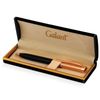 Pen gift ball GALANT "Empire Gold" case, black with Golden, Golden details, burner Assembly 0.7 mm, blue