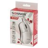 SONNEN / Wired mouse M-2241W, USB, 1000 dpi, 2 buttons + 1 wheel-button, optical, white