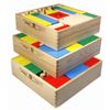 The DESIGNER of the program "Development" in the thermo - 300 parts in 3 wooden boxes color for children from 3 years