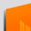 Board magnetic marker glass (45x45 cm), 3 magnets, ORANGE, BRAUBERG