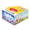 BRAUBERG / Self-adhesive block (sticker), 76x76 mm, 400 sheets, white, perimeter printing, assorted design
