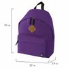 Backpack BRAUBERG, universal, city-format, single tone, purple, 20 liters, 41х32х14 cm