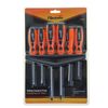 SET of screwdrivers SL/Ph, 6 pieces, SPARTA Point, CrV, two-component handles, plastic case