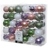 Kaemingk / Set di palline di plastica Elven Trills, 6-7 cm, 60 pz