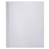 HATBER / Notebook bumvinyl, A5, 96 sheets, comb, offset No. 1, cage, WHITE Metallic / 8 pcs.