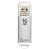 SMARTBUY / Flash Drive 16 GB, V-Cut, USB 2.0, Metal Case, Silver