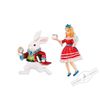 Holiday Classics / Set of Christmas decorations "Alice and the White Rabbit" of your choice, 6 pcs