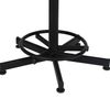 Cashier's armchair, reception PC37, without armrests, leatherette, black