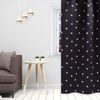 Этель / Curtain Black triangle, 145 * 260 cm, p / e 100%
