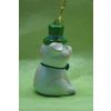 Ярославская майолика / Christmas tree toy "Pig in a cylinder", 4 pieces