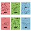 HATBER / Notebook "Animals" SMALL FORMAT 40 sheets A6, 110x145 mm, comb, cardboard cover, cage