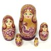 Хохлома Оптом / Matryoshka "the Golden Cockerel" 5 dolls