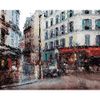 Опт-картина / Pintura por números 40x50 Ciudad bajo la lluvia