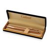 Pen gift ball GALANT "Graven Gold", body gold engraved, gold parts, burner Assembly 0.7 mm, blue