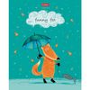 HATBER / Notebook А5 48 p. bracket, cage, matte lamination, "Funny fox" / 10 pcs.