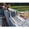 Claydite-concrete/expanded clay-concrete wall blocks with a groove-ridge "BITEK"