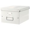 LEITZ archive box "Click & Store" L, 200х369х482 mm, laminated cardboard, collapsible, white