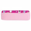 Pencil case-cosmetic bag INLANDIA, 2 branches, soft, "Lama", pink, 20х6х9 cm