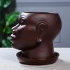 Керамика ручной работы / Planter "African head" 14 l