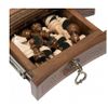 GamesDealer / Carved octagonal chess in a chest with boxes 50, Haleyan