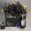 Kaemingk / LED garland filament Volumetric 180 blue LED lamps 13.5 m, black PVC, controller, IP44