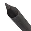 Lápiz de mina negra BRAUBERG, 1 ud., "Black Wood", HB, ébano, con goma elástica variada, cuerpo negro, afilado